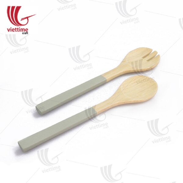 Personalized Bamboo Spoon Utensil Set