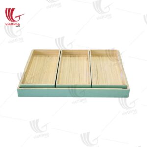 Stylish Bamboo Tray Set