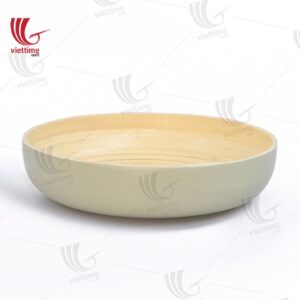 Stylish Lacquer bamboo Salad bowl