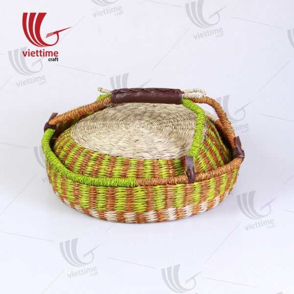 New Green bolga seagrass basket