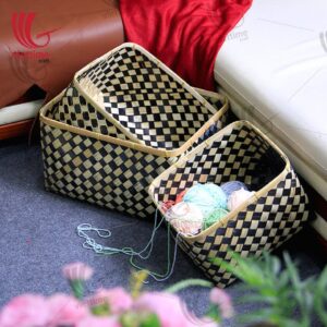 Weaving Bamboo Storage Basket Set