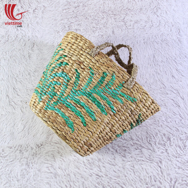 Hand-woven Water Hyacinth Handbag