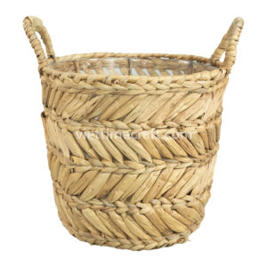 Water Hyacinth Storage Basket with Handles
