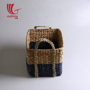Violet Water Hyacinth Basket Set