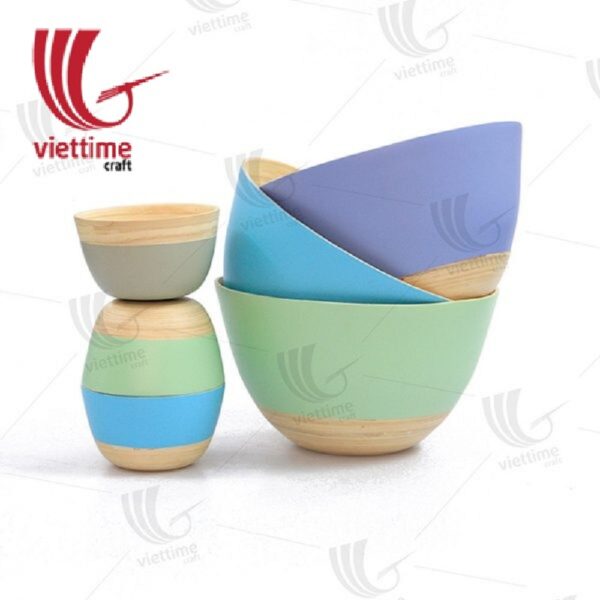 Vietnam Lacquer Bamboo Bowl