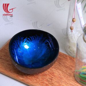Lacquered Coconut Bowls With Firework Collection