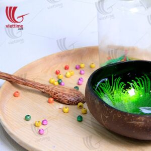 Lacquered Coconut Bowls With Firework Collection