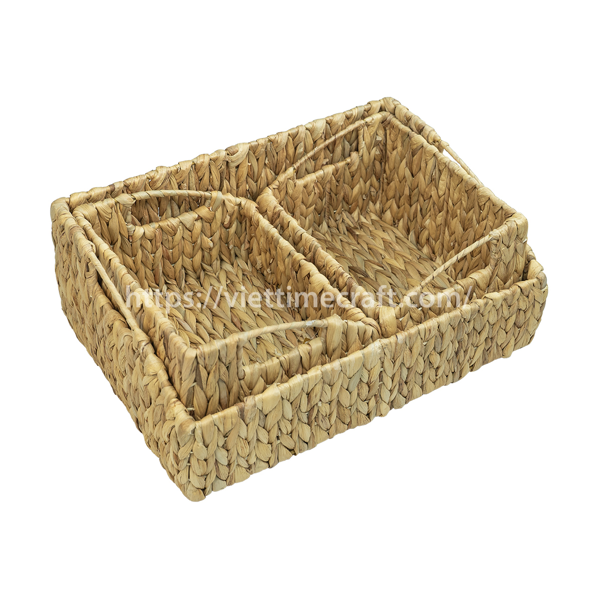 Water Hyacinth Basket Set I Viettimecraft