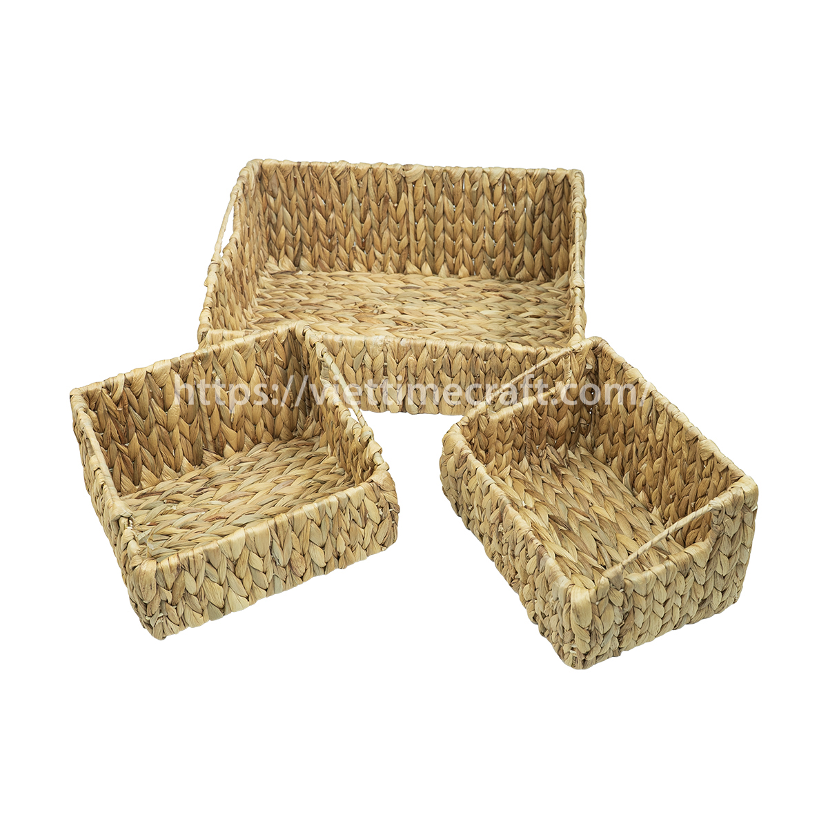 Water Hyacinth Basket Set I Viettimecraft