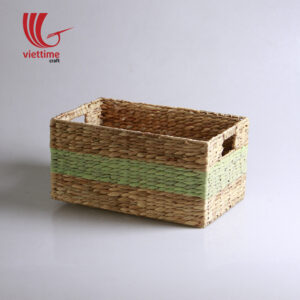 Rectangle Water Hyacinth Basket Set