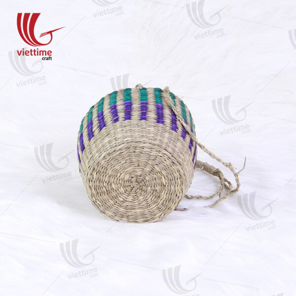 Woven Seagrass Hanging Planter