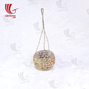 Unique Round Water Hyacinth Hanging Planters