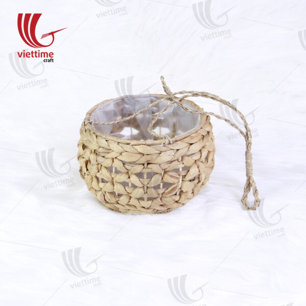 Unique Round Water Hyacinth Hanging Planters