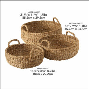 Seagrass Storage Basket sku C00195