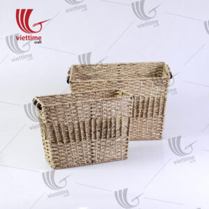 2 Piece Seagrass Basket Set Wholesale