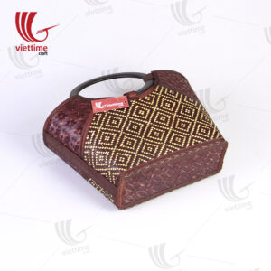 New Woven Pattern Bamboo Handbags
