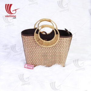 Environmental Protection Handmade Bamboo Handbags