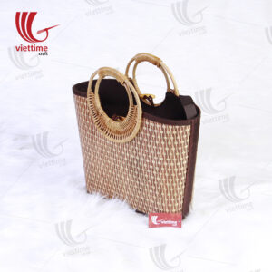 Environmental Protection Handmade Bamboo Handbags