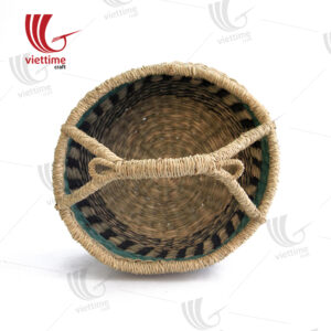 Black -Yellow Seagrass Bolga Basket