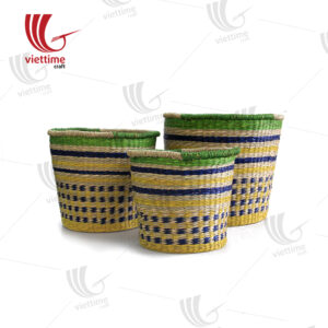 Round Short Seagrass Basket Wholesales