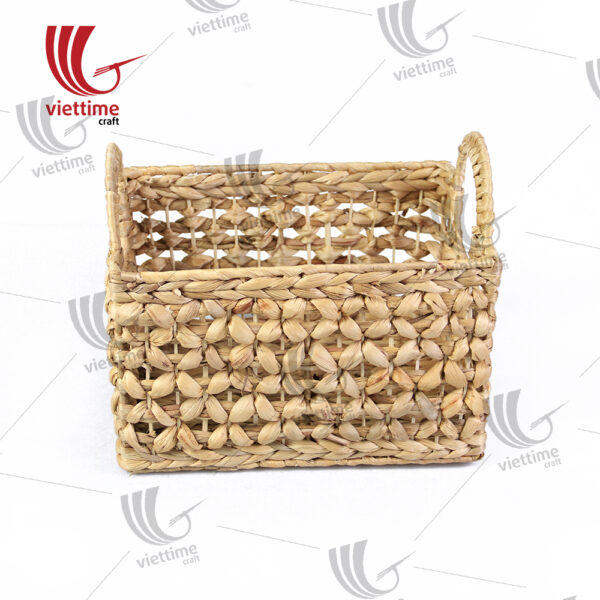 Wicker Straw Basket Storage Set