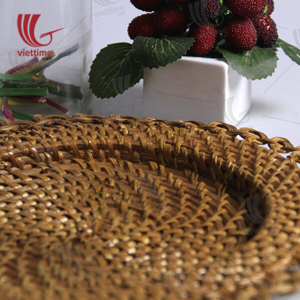 Beautiful Round Rattan Charger Plate