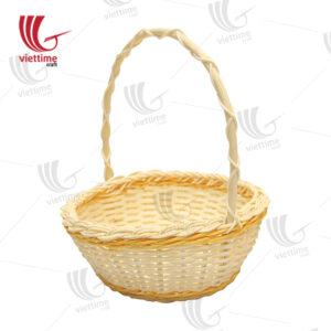 Flower Fruit Rattan Basket Set
