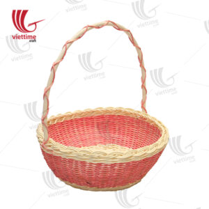 Natural Rattan Flower Fruit Basket Set
