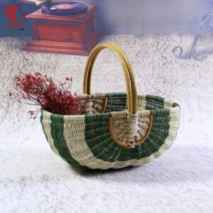 Beautiful Rattan Storage Basket With Handle