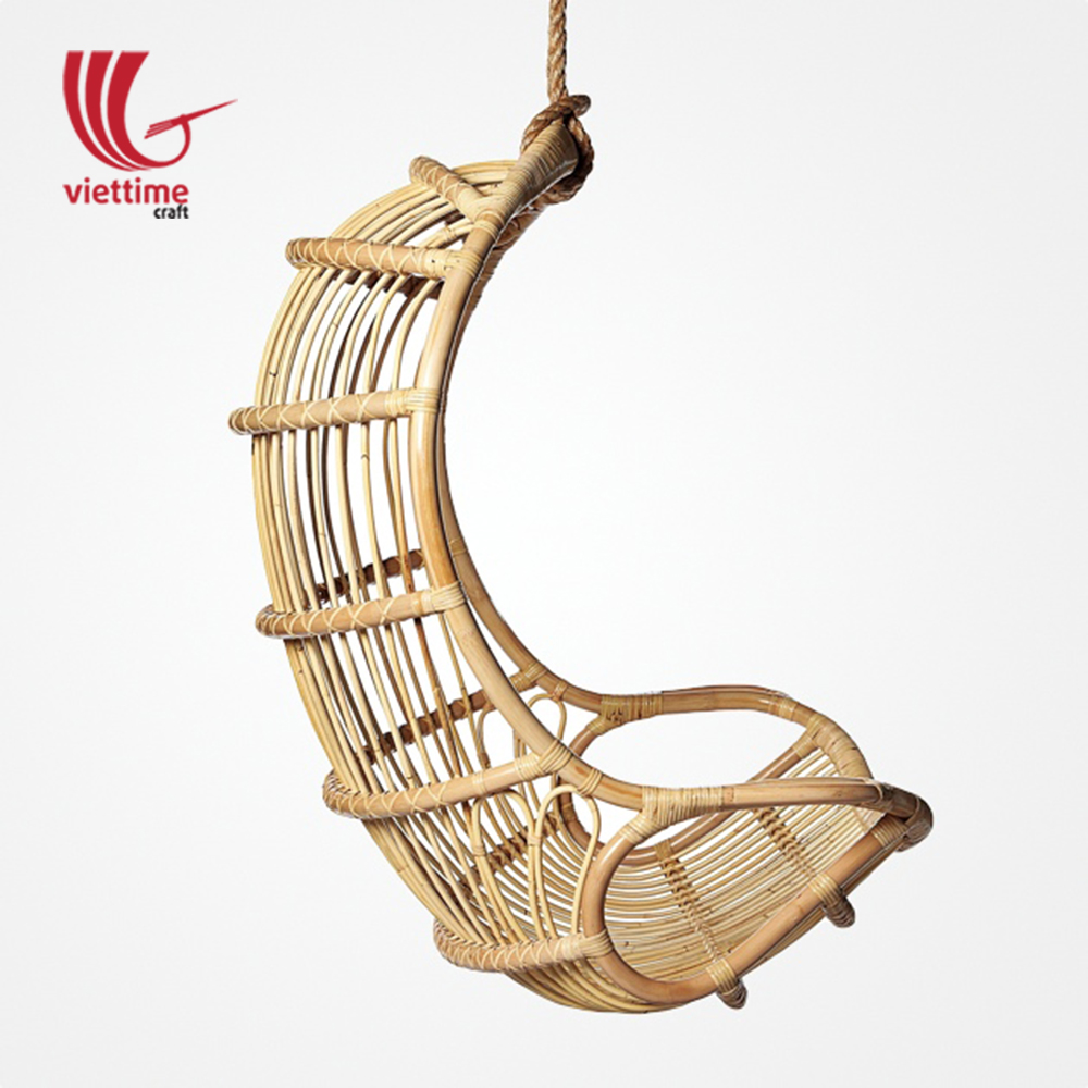 Hanging Rattan Chair With Stand
