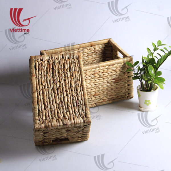 Useful Water Hyacinth Storage Basket Set