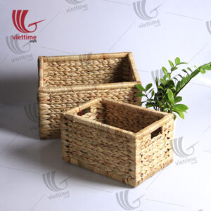 Useful Water Hyacinth Storage Basket Set