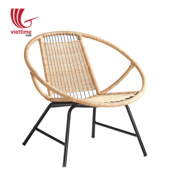 Relaxing Outdoor Round Rattan Chair