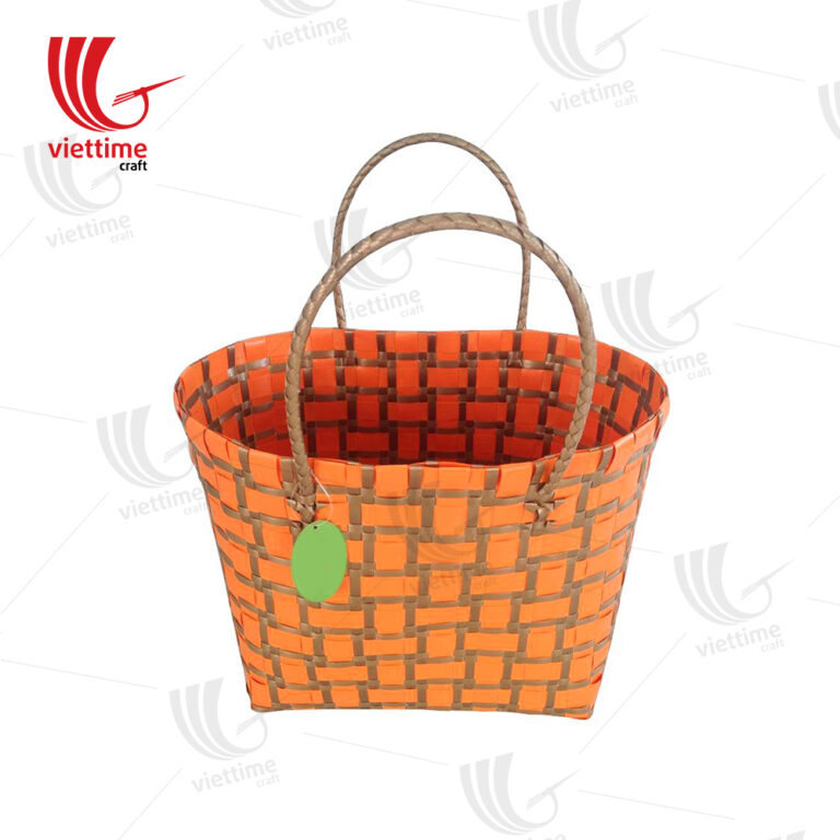 plastic basket handbag