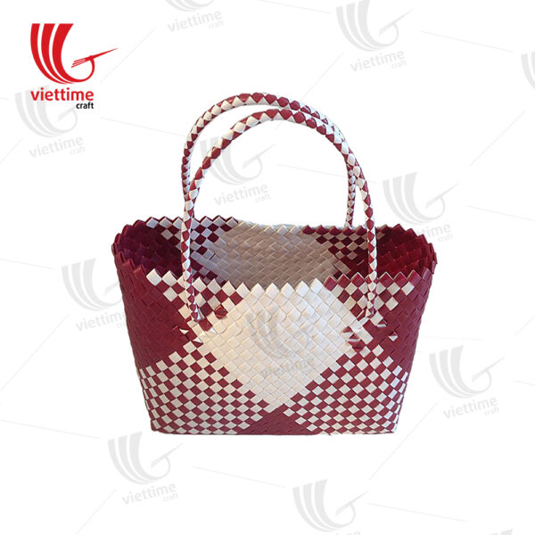 Shopping Bags Basket Braided Plastic