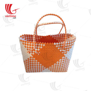 Shopping Bags Basket Braided Plastic