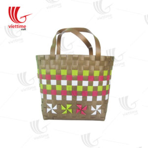 Available Shopping Plastic Basket HandBag
