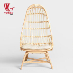 Vintage Triangle Rattan Chair