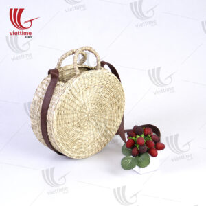 Seagrass Circular Basket Bag