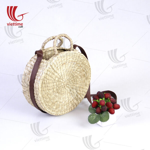 Seagrass Circular Basket Bag