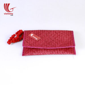 Hot Red Ladies Lepironia Clutch Bag