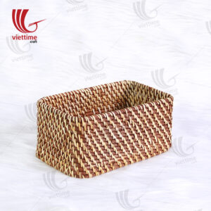 Wicker Display Rectangle Rattan Basket