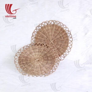 Newest Round Natural Rattan Placemat