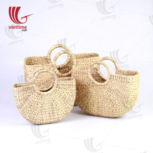 Water Hyacinth Handbag Set Of 3