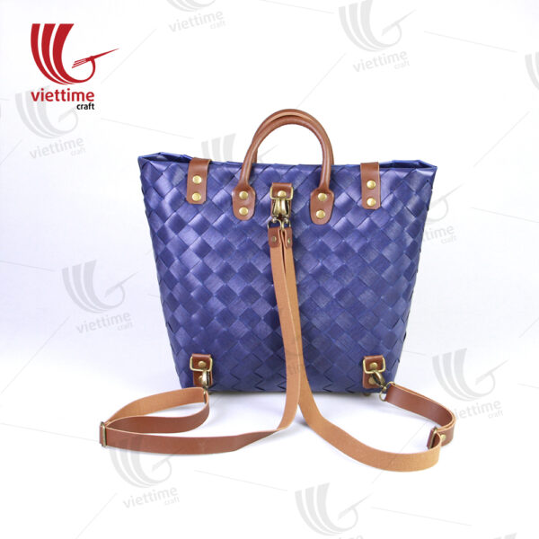 New Design Violet Plastic Backpack Bag