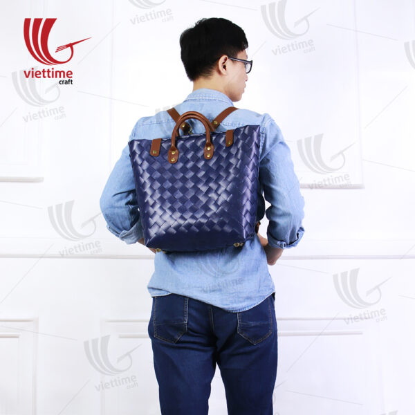 New Design Violet Plastic Backpack Bag