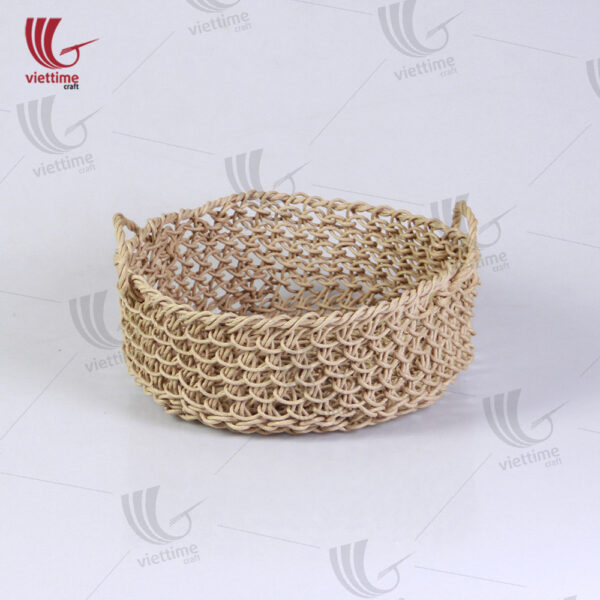 Paper Basket With Handle Set Of 3