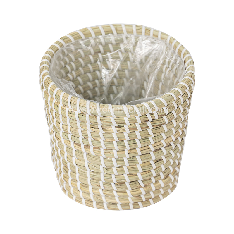 Seagrass Storage Basket sku C00285 From Viettime Craft