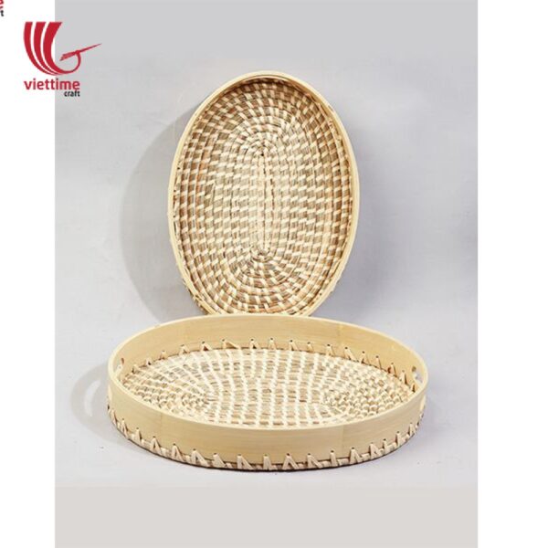 Seagrass Plastic String Tray For Serving