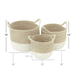 Seagrass Laundry Basket sku C00321